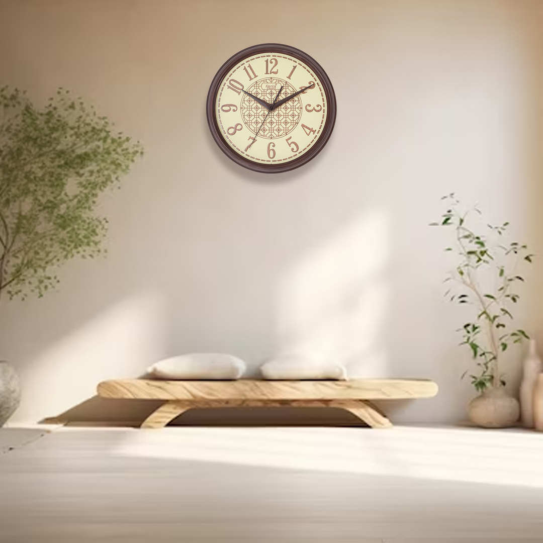 Oak Wood Clock