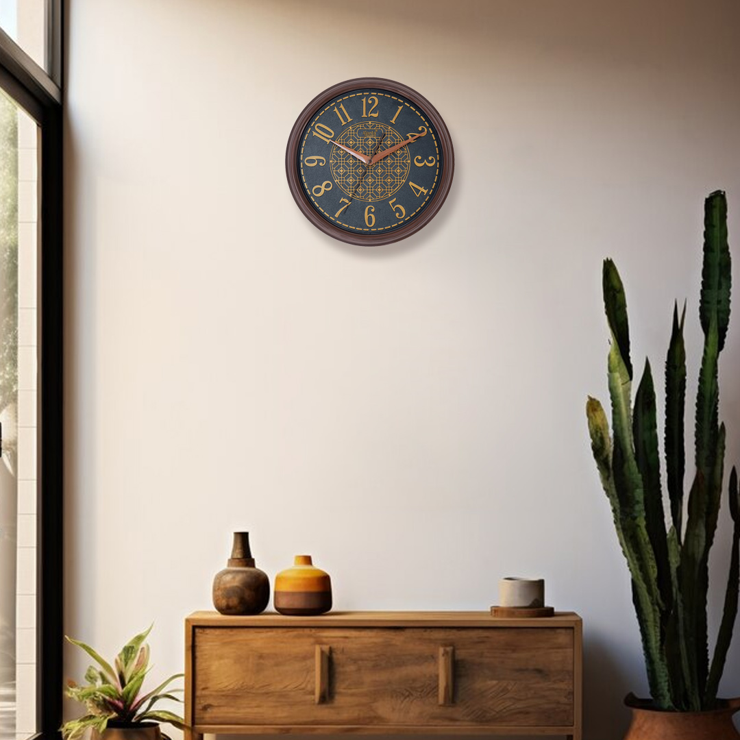 Oak Wood Clock
