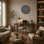 Designer Wall Clock  - 1067  - 555 Grey