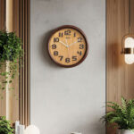 Wall Clock - Designer Clock  - 1087 -  Oak wood