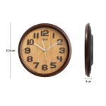 Wall Clock - Designer Clock  - 1087 -  Oak wood - Image 3