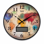 Designer Wall Clock  - 6097  - Brown - Image 3