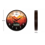 Designer Wall Clock  - 6097  - Black - Image 4