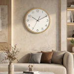 Smart Led Wall Clock  - 8797  - Golden - Image 2