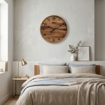 Wall Clock - Home Decore Clock  - 9157 - Golden