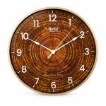 Wall Clock - Home Decore Clock  - 9157 - Brown Golden - Image 3