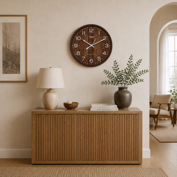 Wall Clock – Home Decore Clock – 9157 – Brown