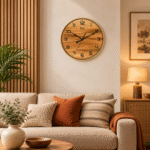 Wall Clock – Home Decore Clock – 9157 – Golden