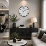 Wall Clock – Home Decore Clock – 9157 – White