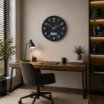 Wall Clock – Home Decore Clock – 9167 – Black