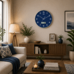 Wall Clock – Home Decore Clock – 9167 – Blue