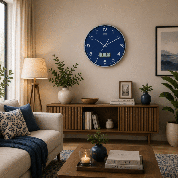 Wall Clock – Home Decore Clock – 9167 – Blue