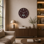 Wall Clock - Home Decore Clock  - 9167 - Brown