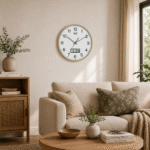 Wall Clock - Home Decore Clock - 9167 - White