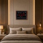 Wall Clock - Digital Clock - Calendar Clock  - DC-017 M- MAHOGANY - Image 2