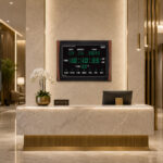 Wall Clock - Digital Clock - Calendar Clock  - DC-017 MG- GREEN