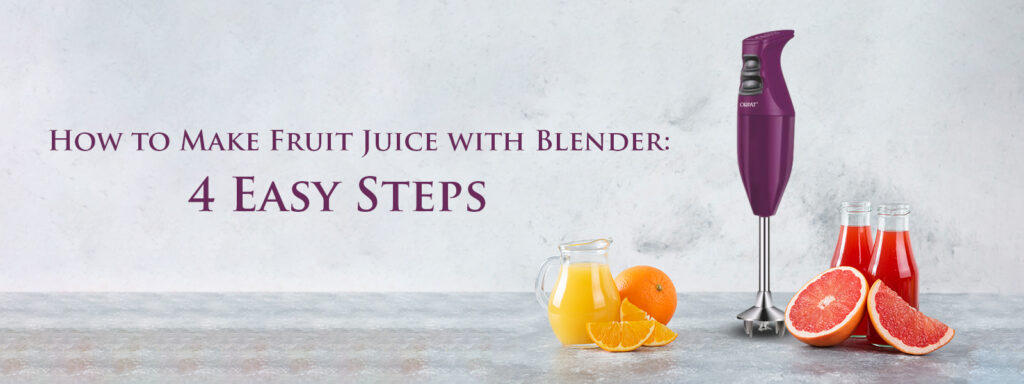 how to make juice with blender