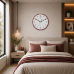 Wall Clock - Home Decore Series Clocks  - 1187 - Red