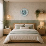 Wall Clock – Night Glow Clocks – 1417 – Light Blue