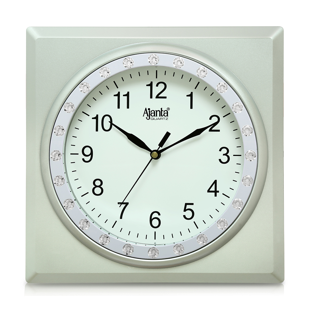 1977-SILVER Wall Clock