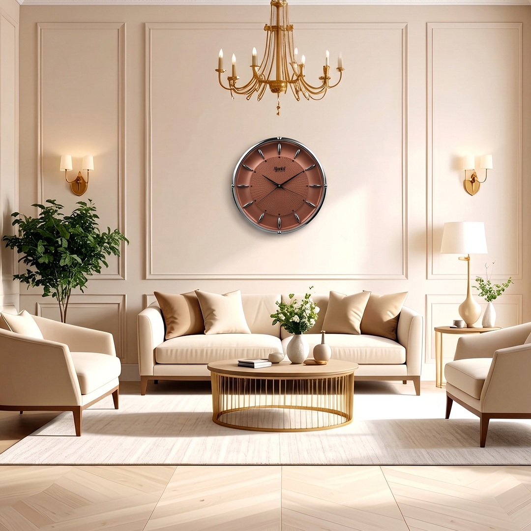 Wall Clock - Designer Clock -2037 -Copper