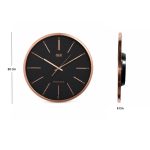 Wall Clock - DesignerClock  -2047 -Black - Image 4