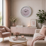 Wall Clock – Designer Clock -2037 -Pink