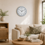 Wall Clock - Designer Clock  - 9187 - Gunmetal - Image 2