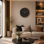 Wall Clock – DesignerClock -2047 -Black