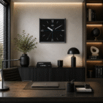 Wall Clock – Home Decore Clock -1937 Gunmetal