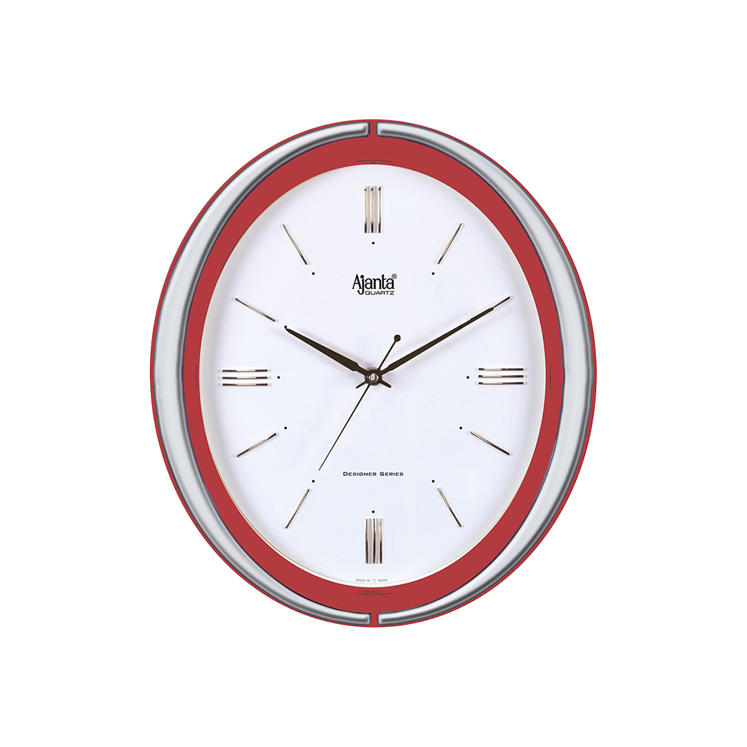 Wall-Clock---Designer-Clock---1077---Red