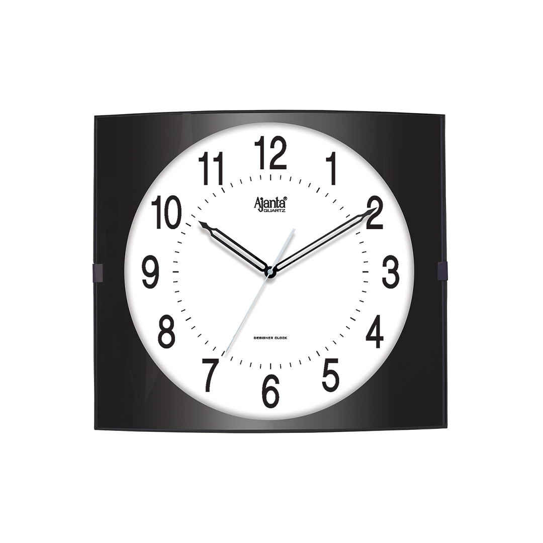 Wall-Clock--Designer-Clock----9077---Black