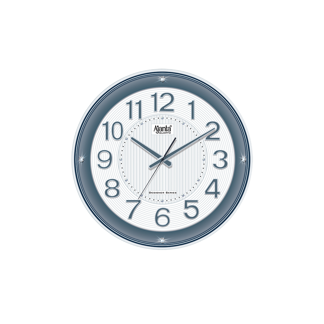Wall-Clock---Designer-Clock--9187--Gunmetal