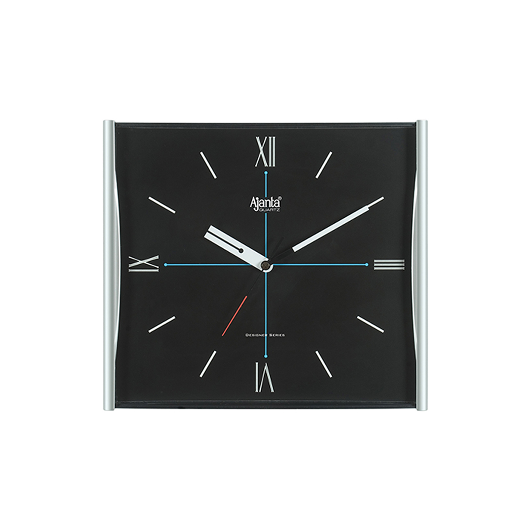 Wall-Clock---Home-Decore-Clock---1937-Silver Wall Clock
