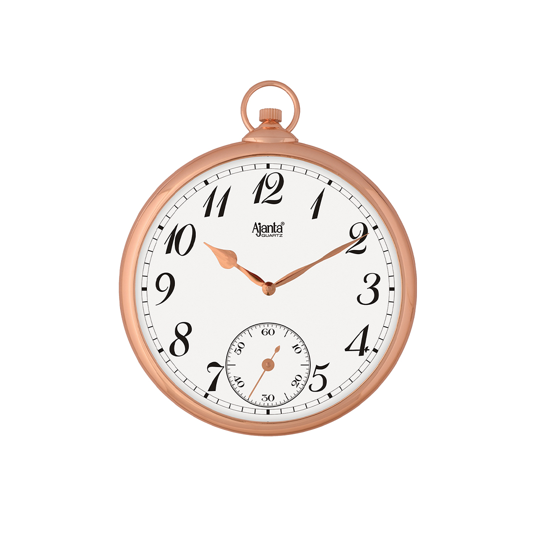 Wall-Clock---Home-Decore-Clock---2207-Copper