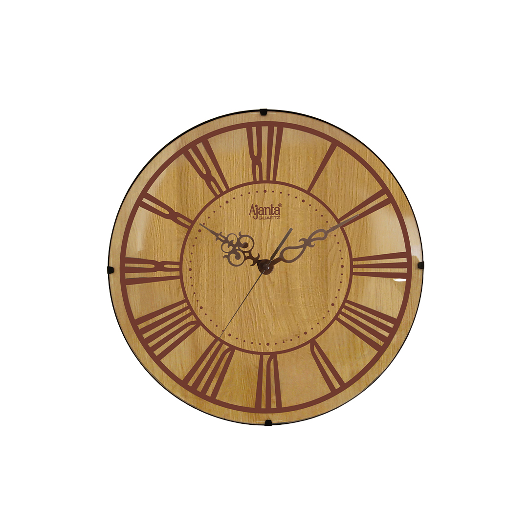 Wall-Clock---Home-Decore-Clock---3077-R-Brown- wall clock