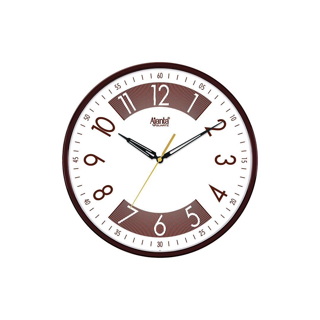 Wall-Clock---Home-Decore-Clock---3087-Brown
