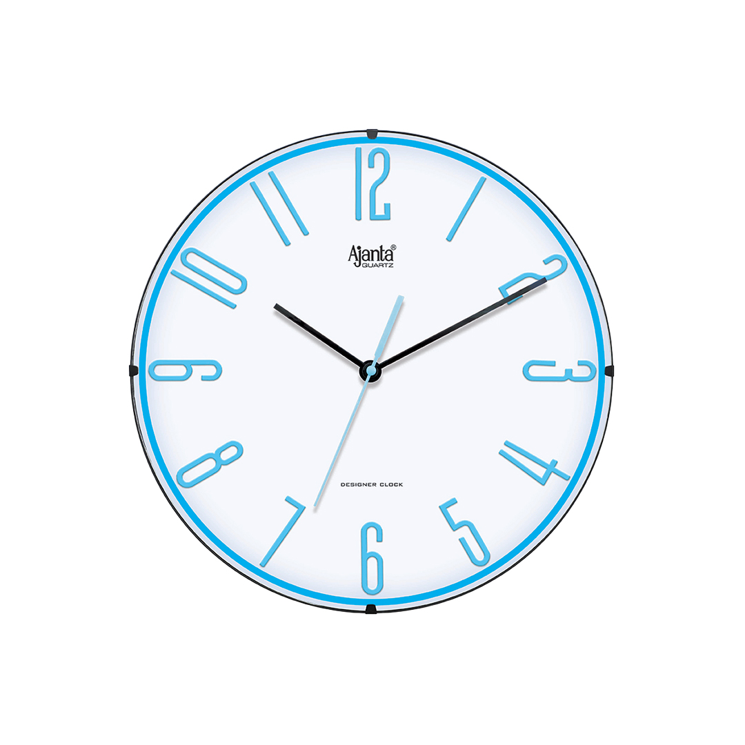 Wall-Clock---Home-Decore-Clock---6017-Sky-Blue