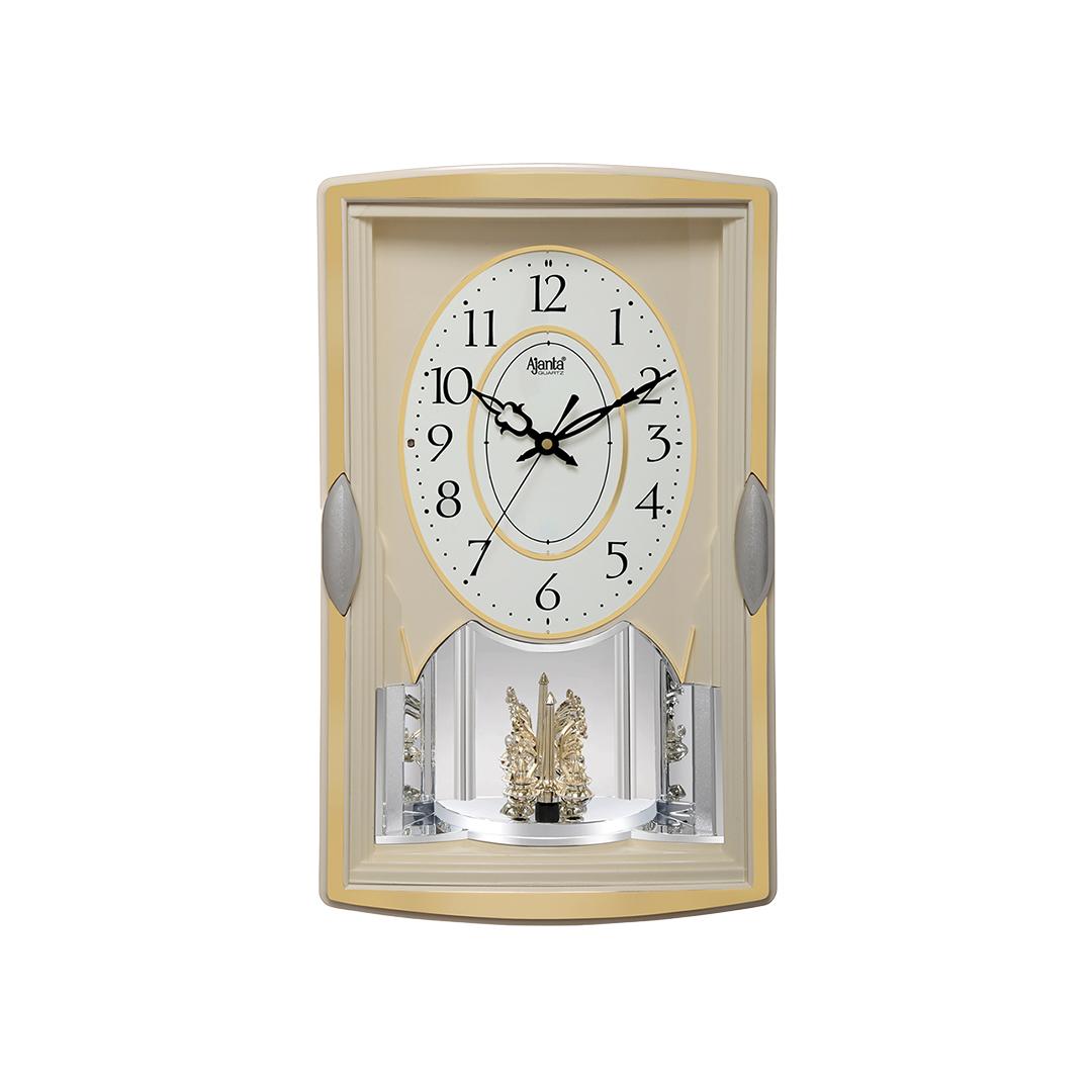 Wall-Clock---Musical-Pendulam-Clock---6127-Ivory