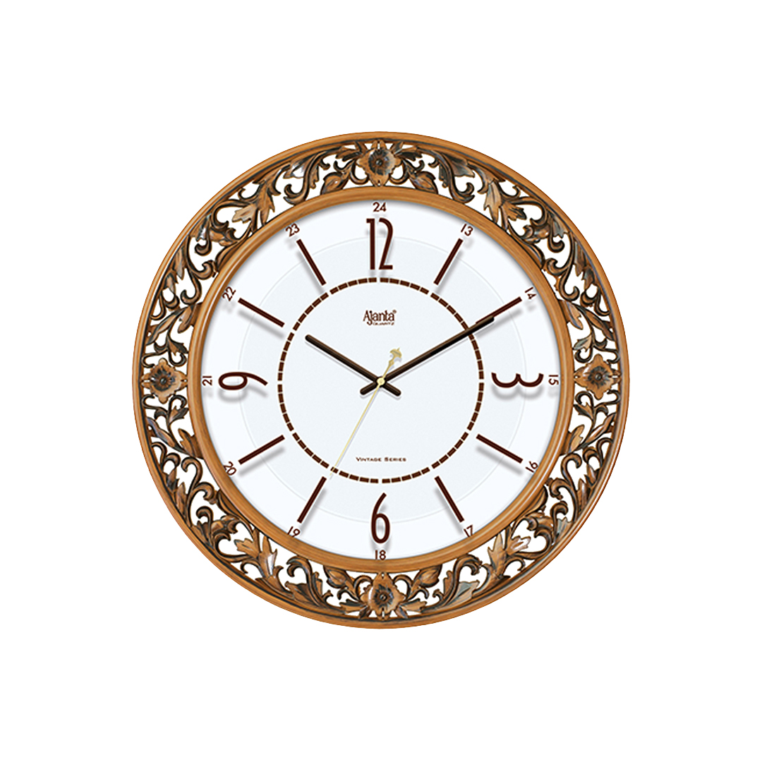 Wall-Clock---Vintage--Clock---7097-Teak-wood