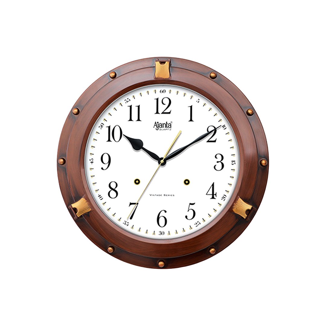 Wall-Clock---Vintage--Clock---9047-White