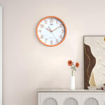 Wall Clock - Smart led clocks  - 137 - Tangerine