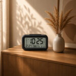 Wall Clock - Desktop Display - LCD Clock - Calendar Clock  - LCD 150 - BLACK - Image 2