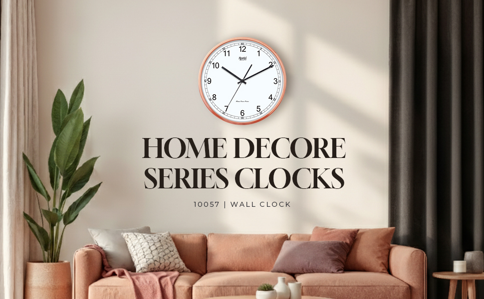 Wall Clock – Home Decore Series Clocks – 10057 – Copper