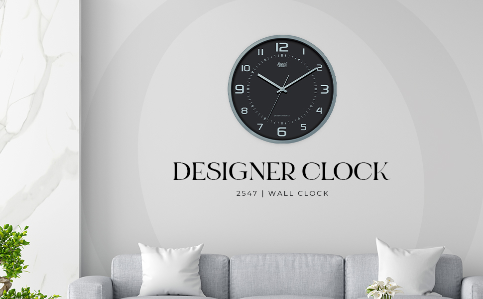 Wall Clock – Designer Clock – 2547 – Olive Grove