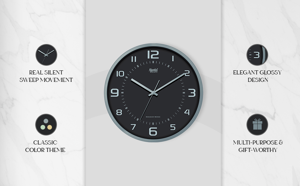 Wall Clock – Designer Clock – 2547 – Olive Grove