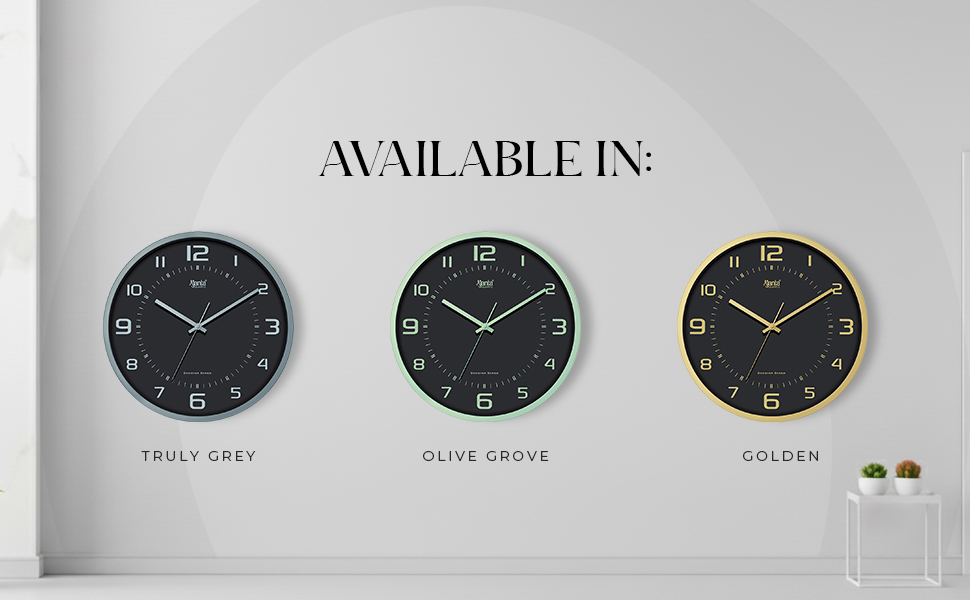 Wall Clock – Designer Clock – 2547 – Olive Grove