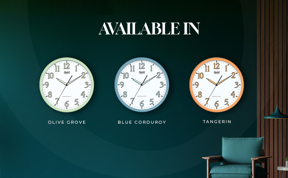 Wall Clock – Smart led clocks – 137 – Tangerine