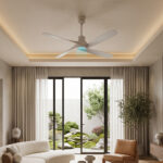 Luxury BLDC Lelantos Ceiling Fan With Remote (Himalayan White)