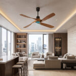Luxury BLDC Lelantos Plus Ceiling Fan With Remote (Birch Wood) - Image 2